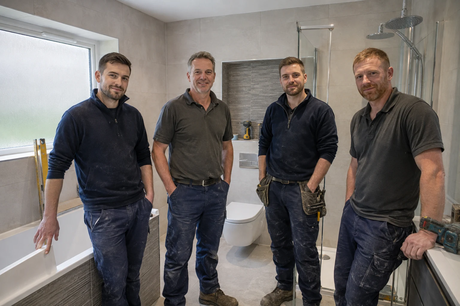 Bathroom fitting team serving Paisley and Renfrewshire
