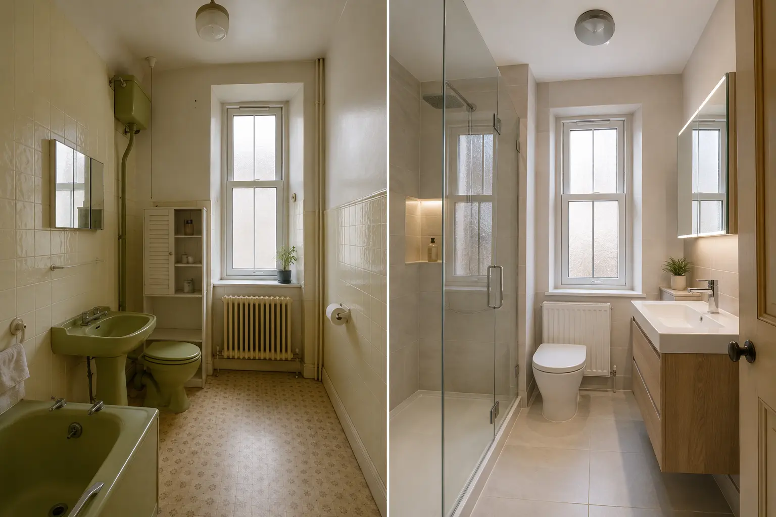 Fitted bathroom idea for our process